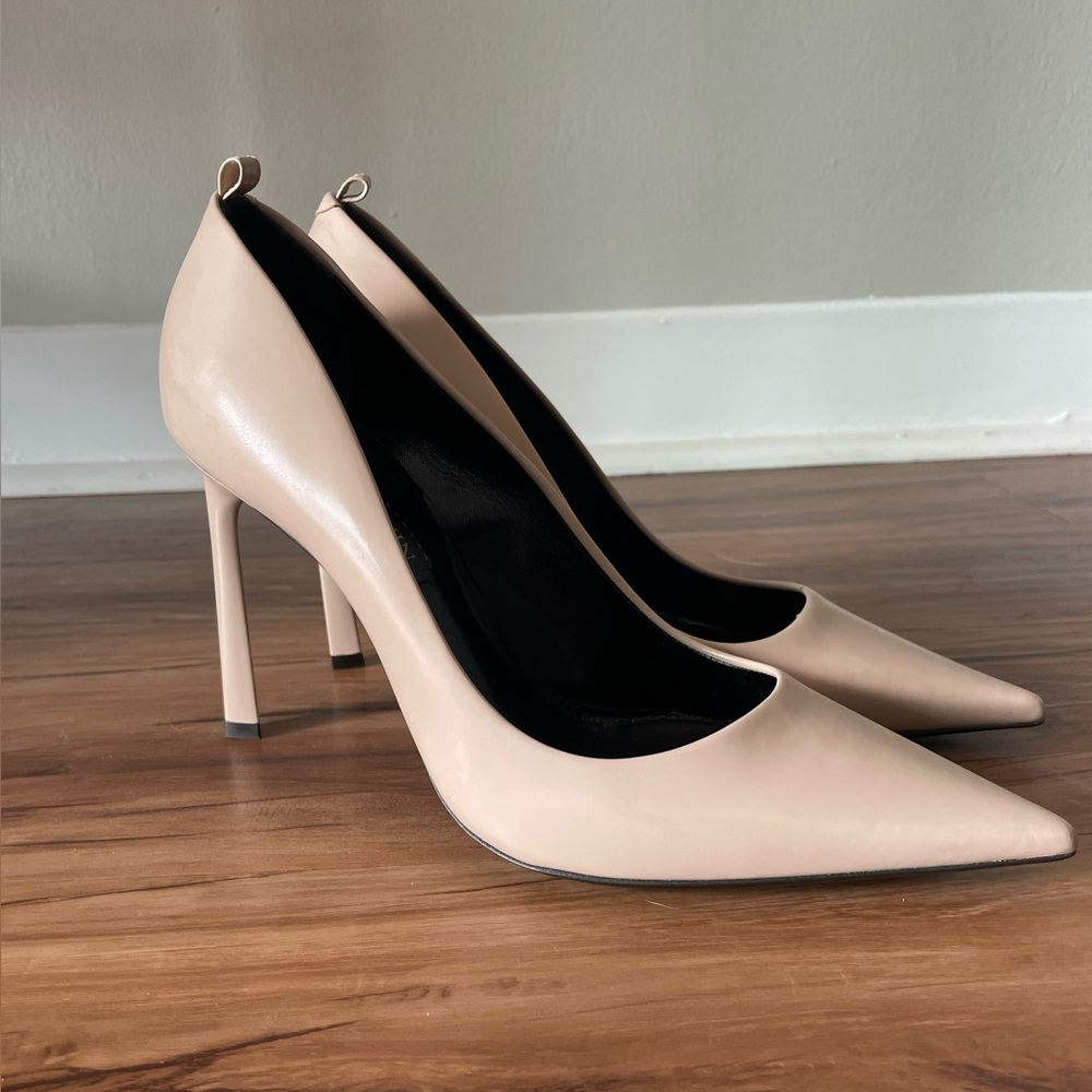 Lanvin Nude Leather Pumps 8.5